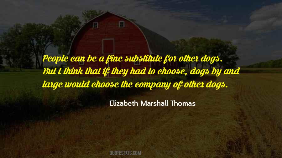 Elizabeth Marshall Thomas Quotes #1527798