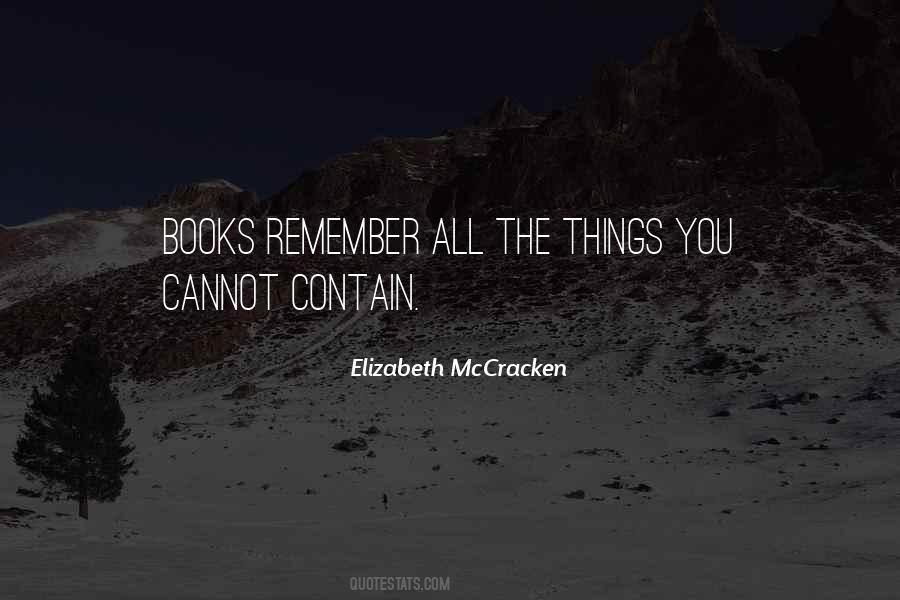 Elizabeth McCracken Quotes #1174400