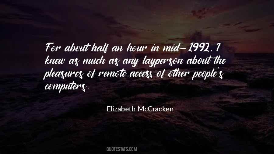 Elizabeth McCracken Quotes #562626