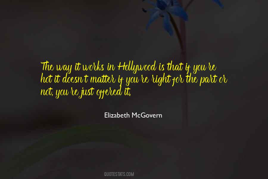 Elizabeth McGovern Quotes #472690
