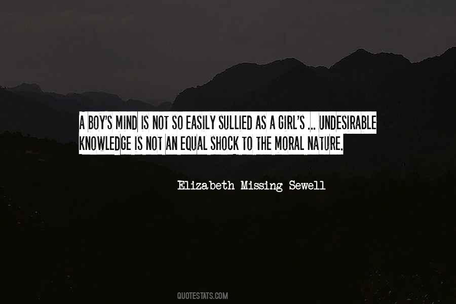 Elizabeth Missing Sewell Quotes #421401