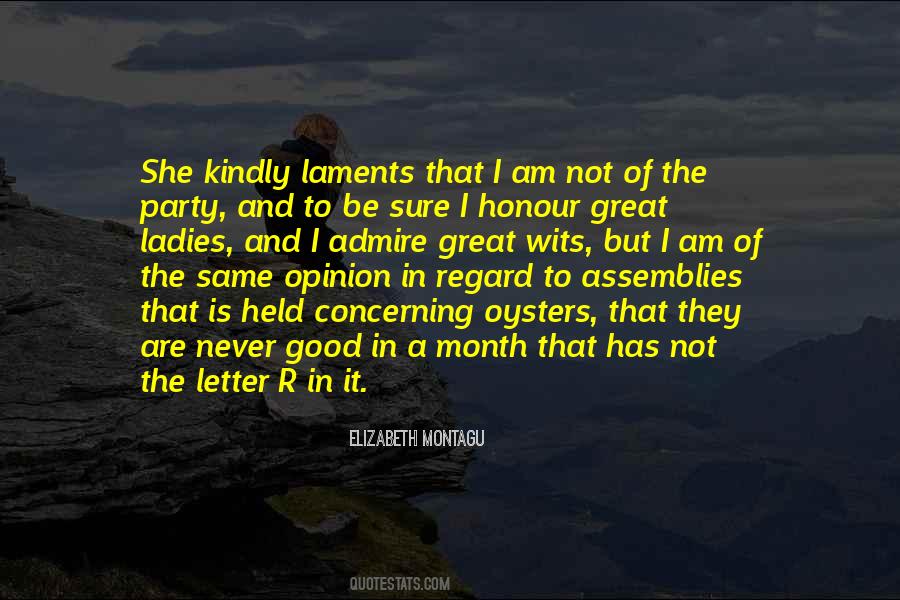 Elizabeth Montagu Quotes #1833427