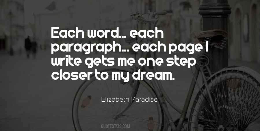 Elizabeth Paradise Quotes #381078