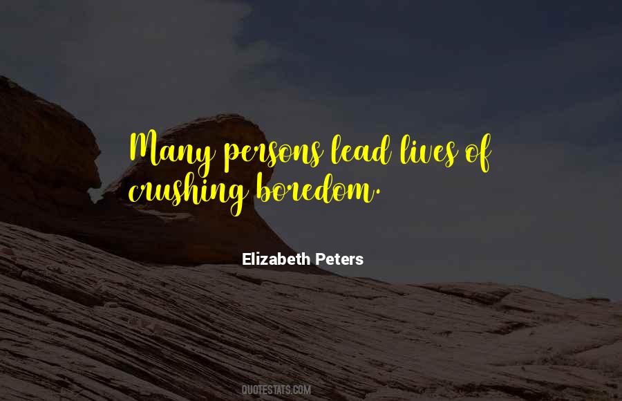 Elizabeth Peters Quotes #1467194