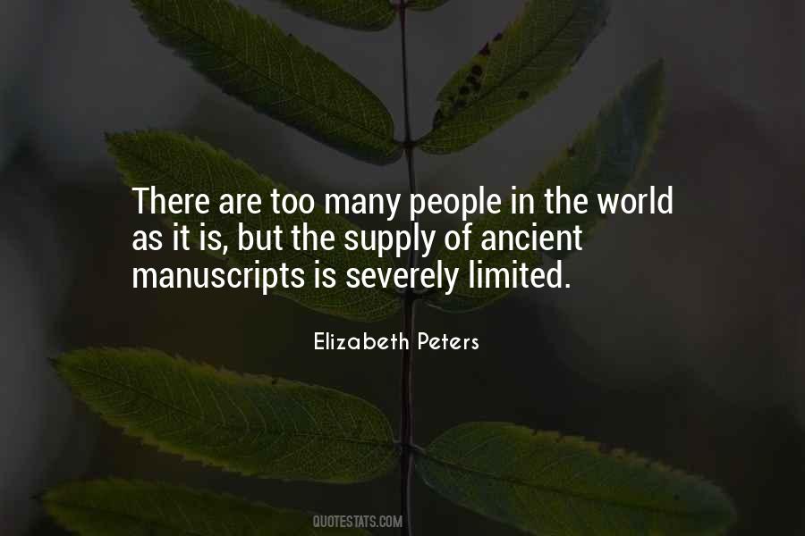 Elizabeth Peters Quotes #711339