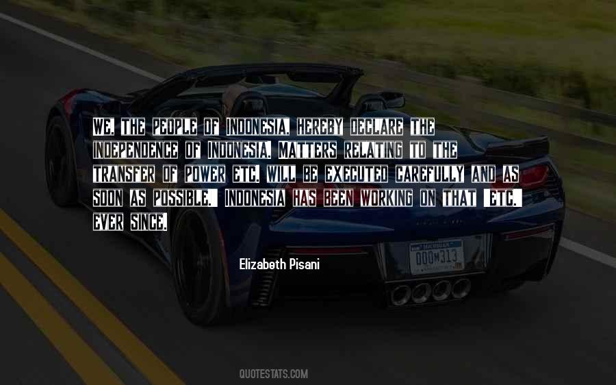 Elizabeth Pisani Quotes #1239129 Elizabeth Pisani Quotes #1239129