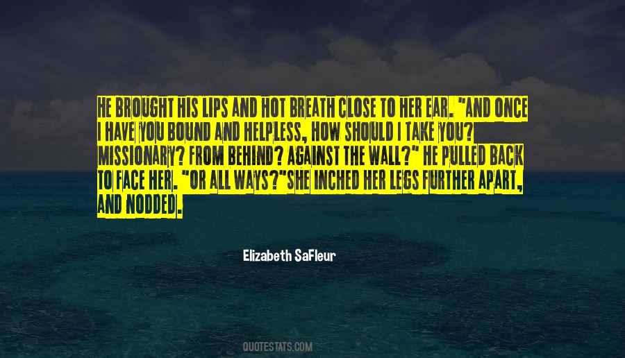 Elizabeth SaFleur Quotes #546211