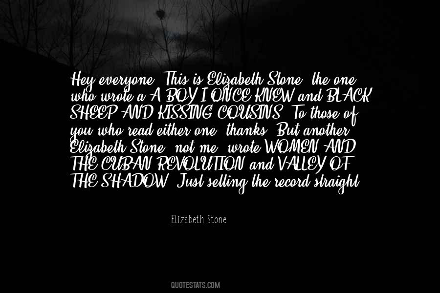 Elizabeth Stone Quotes #146854