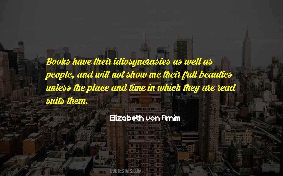 Elizabeth Von Arnim Quotes #506539