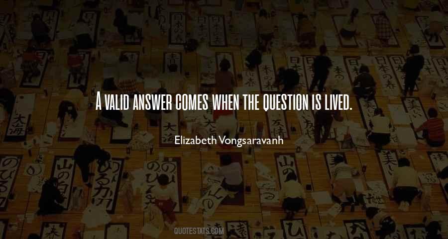 Elizabeth Vongsaravanh Quotes #1690443