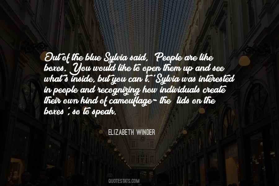 Elizabeth Winder Quotes #1281202