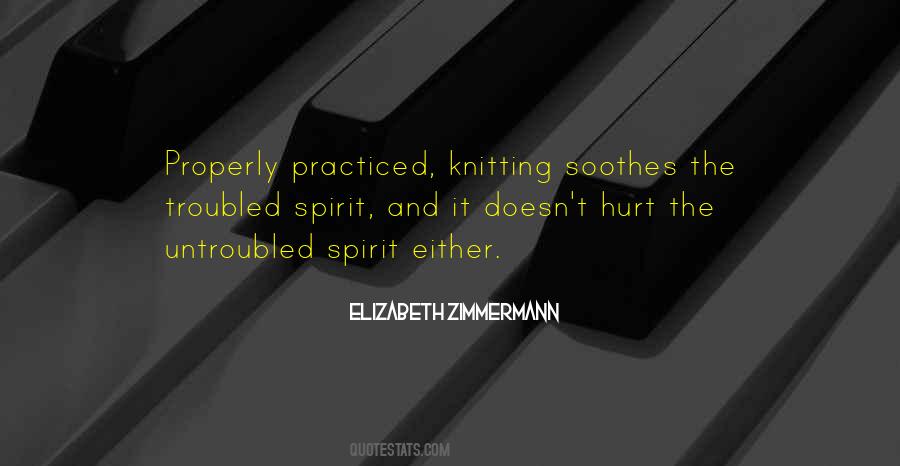 Elizabeth Zimmermann Quotes #1008732