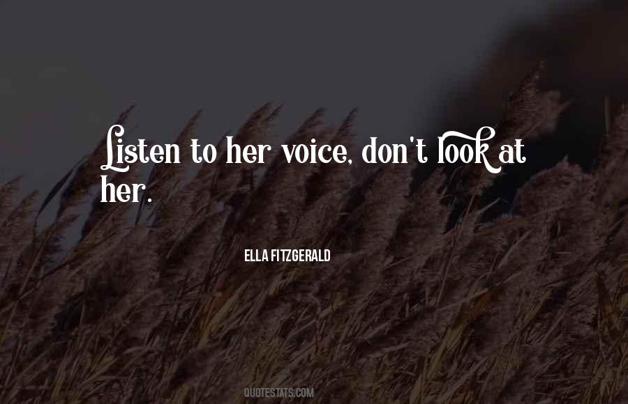 Ella Fitzgerald Quotes #451930