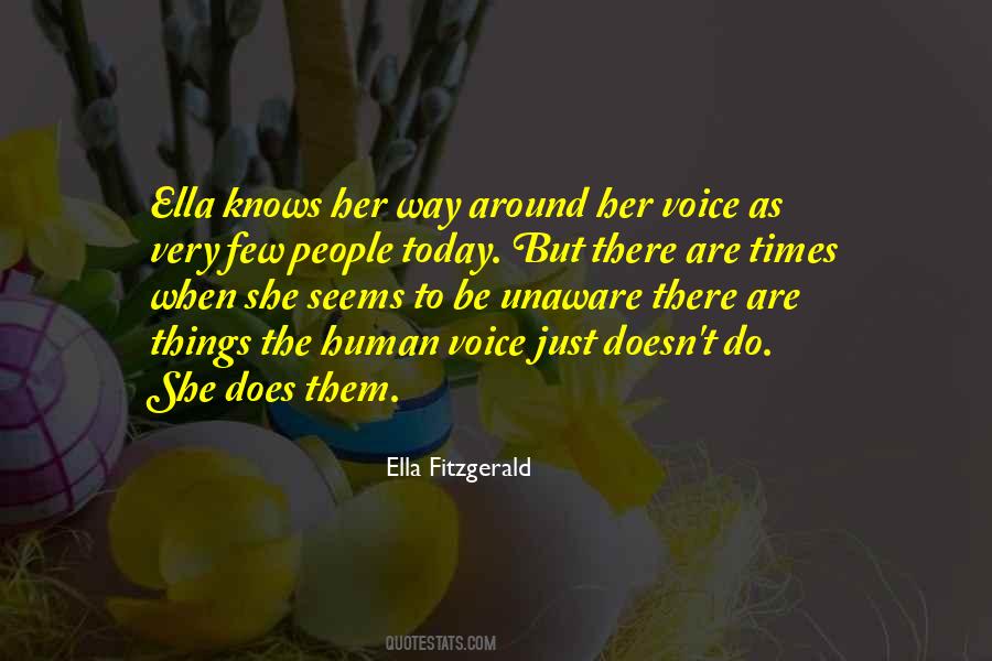 Ella Fitzgerald Quotes #526649