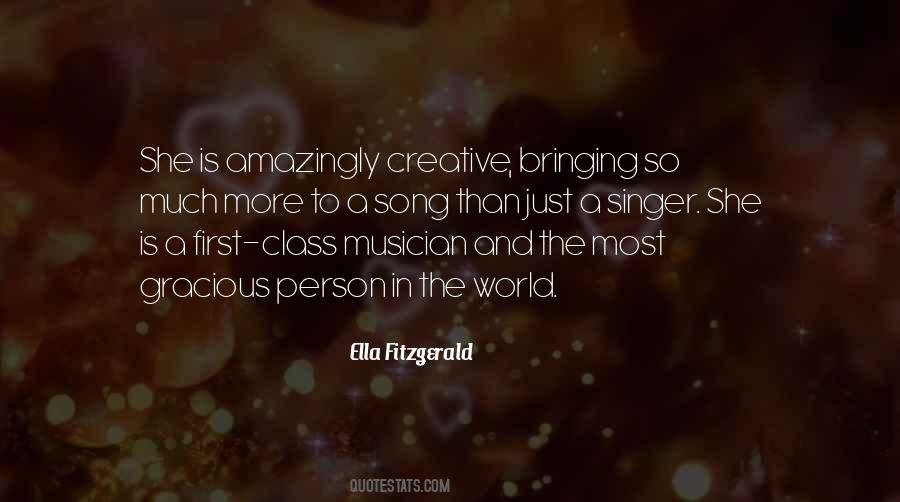 Ella Fitzgerald Quotes #780900