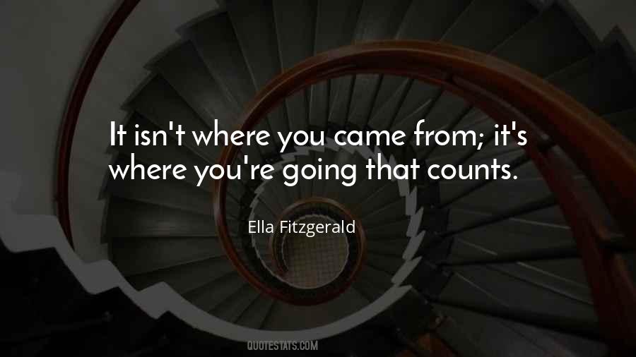 Ella Fitzgerald Quotes #985518