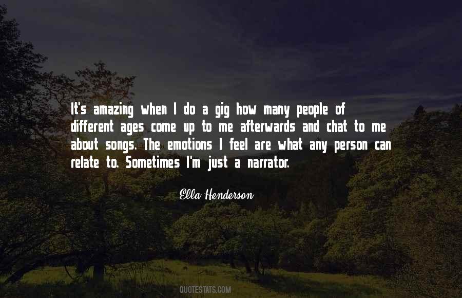 Ella Henderson Quotes #32111