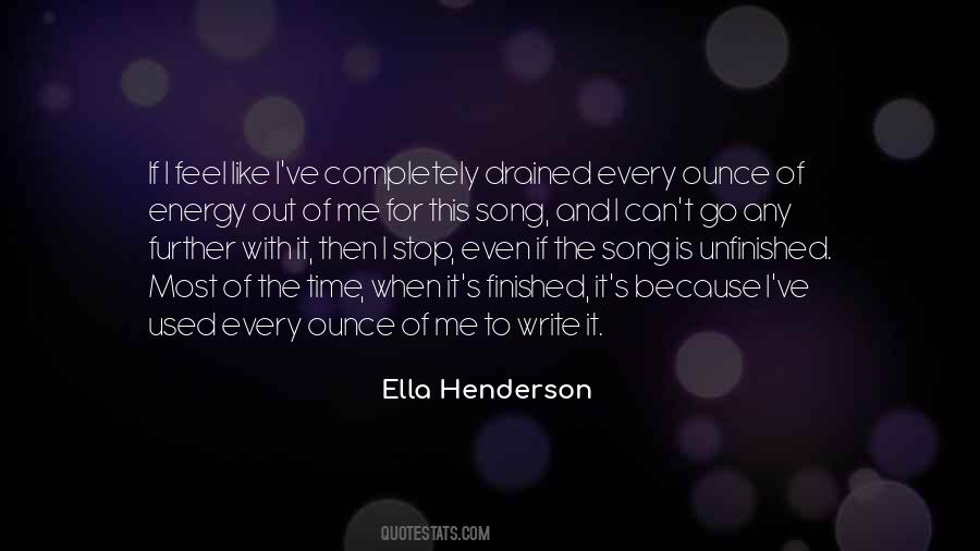 Ella Henderson Quotes #669343