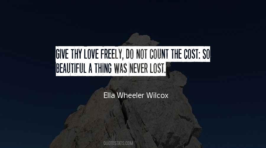 Ella Wheeler Wilcox Quotes #102903