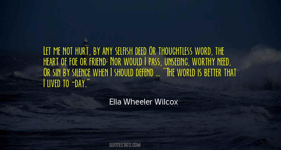Ella Wheeler Wilcox Quotes #1858524