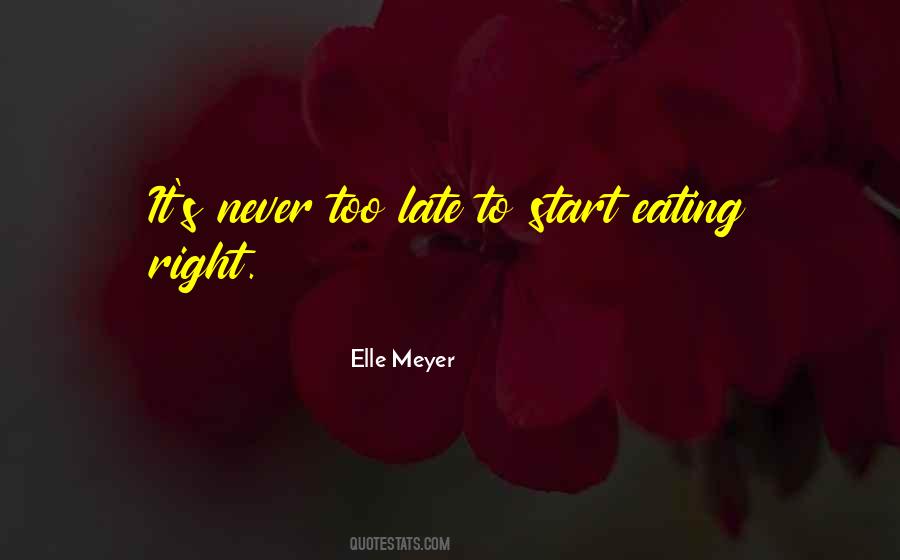 Elle Meyer Quotes #1448497