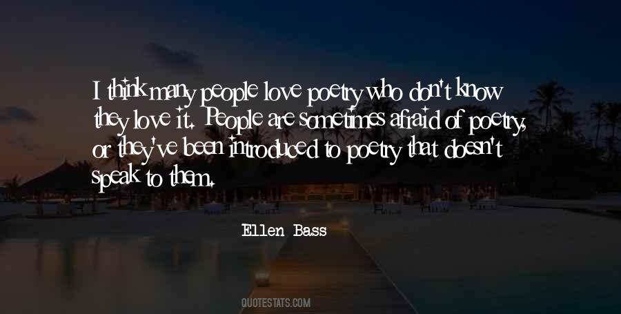 Ellen Bass Quotes #5166