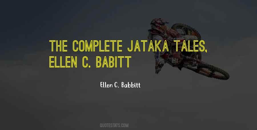 Ellen C. Babbitt Quotes #1063205