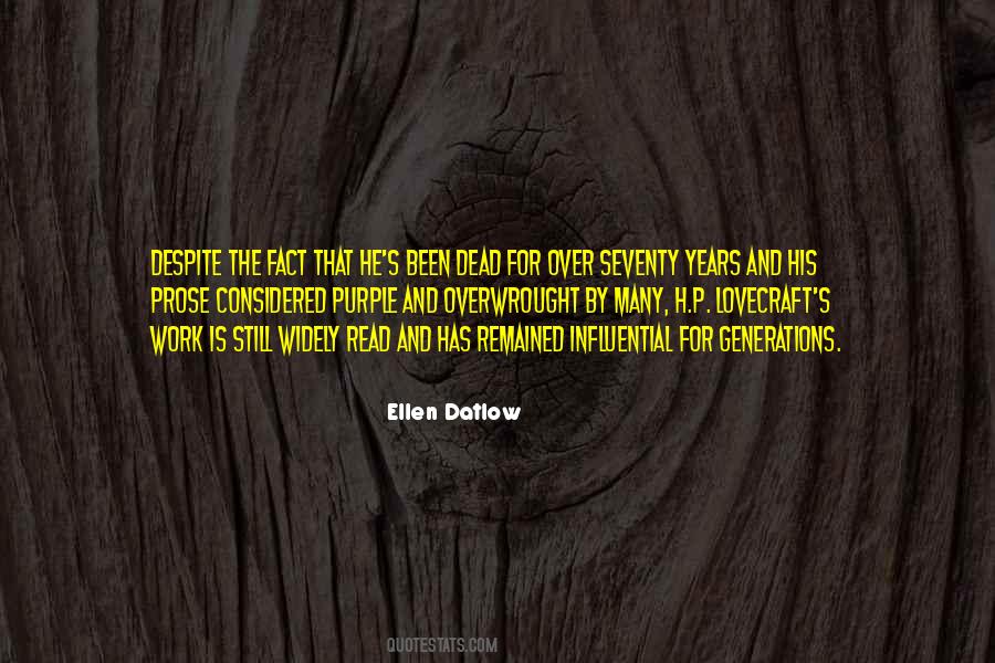 Ellen Datlow Quotes #323627