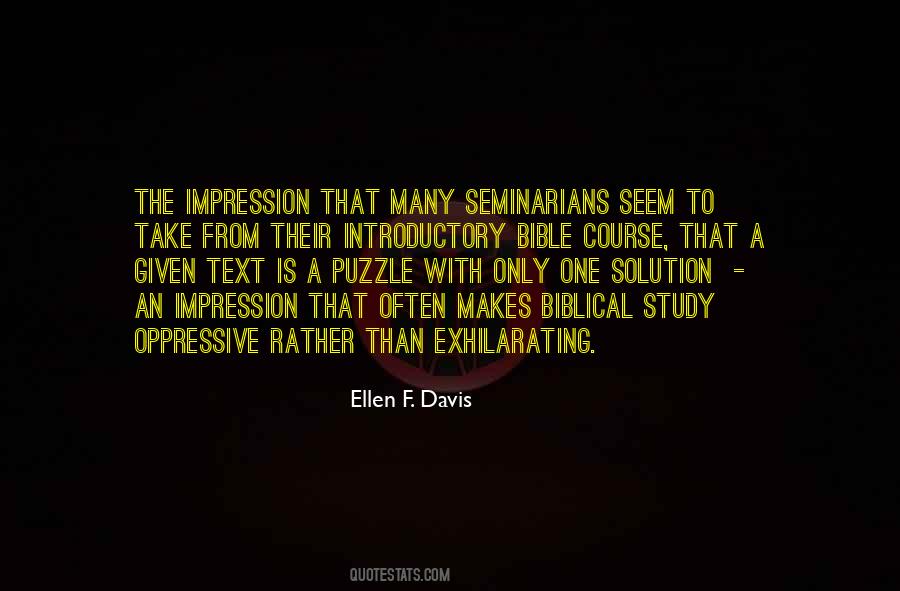 Ellen F. Davis Quotes #725395