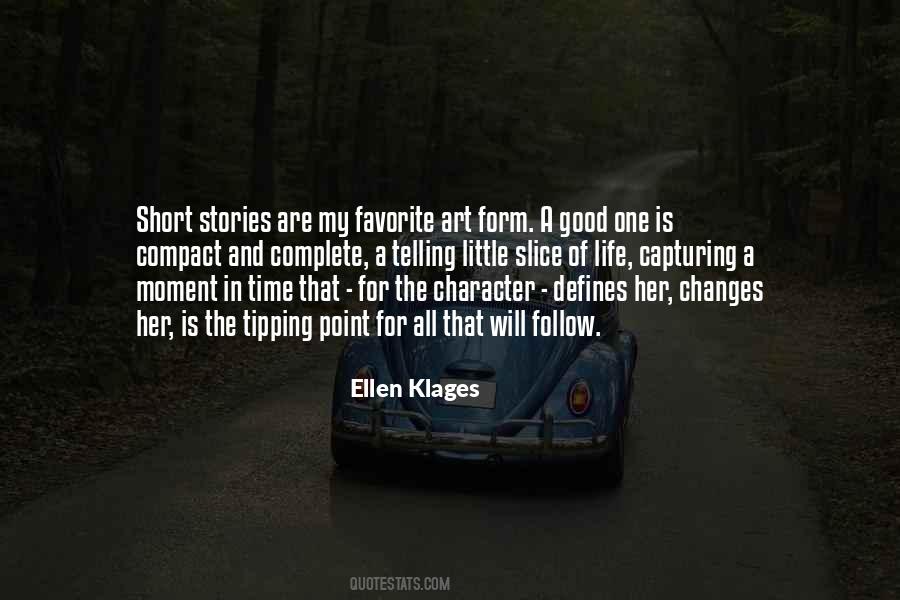 Ellen Klages Quotes #1456535