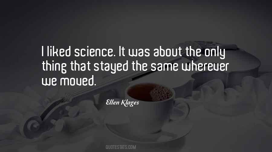 Ellen Klages Quotes #559683