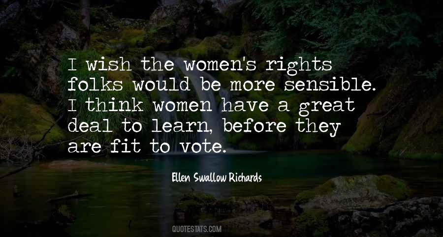 Ellen Swallow Richards Quotes #108788