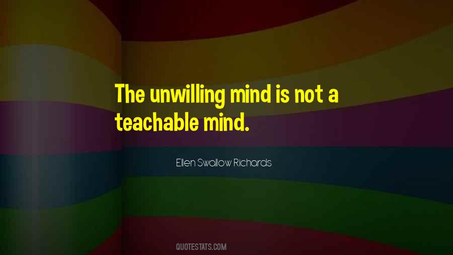 Ellen Swallow Richards Quotes #1353837