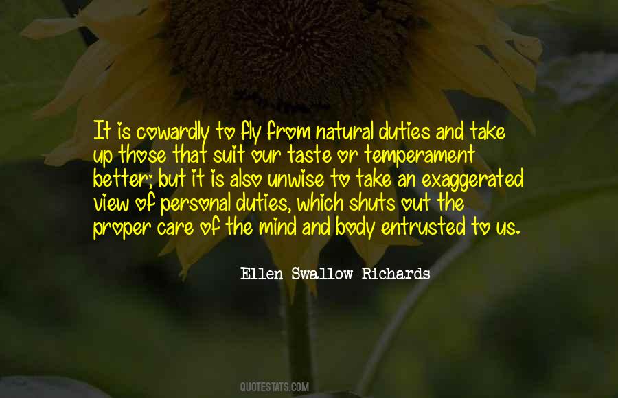 Ellen Swallow Richards Quotes #684945