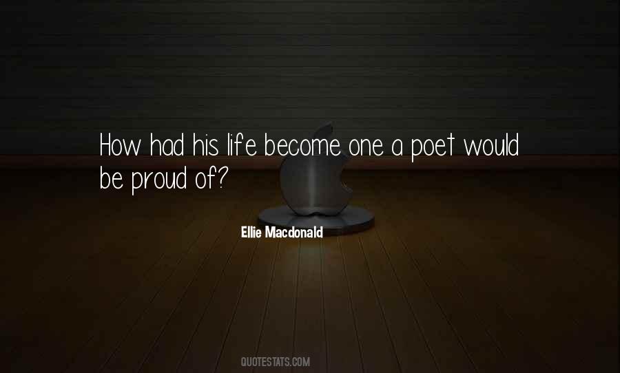 Ellie Macdonald Quotes #828554