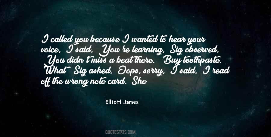 Elliott James Quotes #1720746