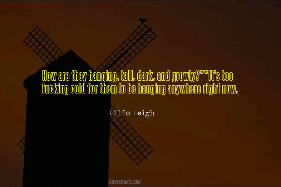 Ellis Leigh Quotes #1205927