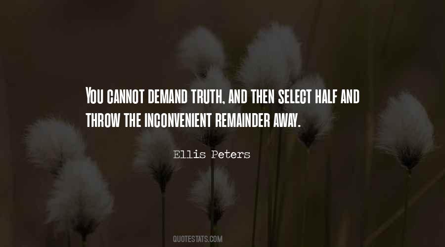 Ellis Peters Quotes #63774