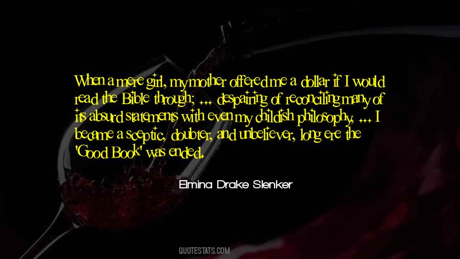 Elmina Drake Slenker Quotes #856840