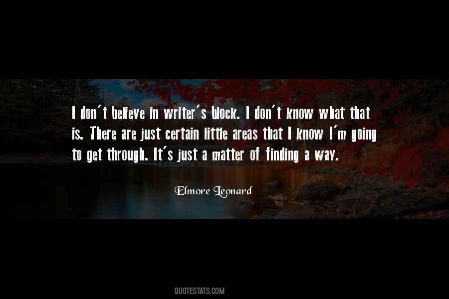 Elmore Leonard Quotes #163039