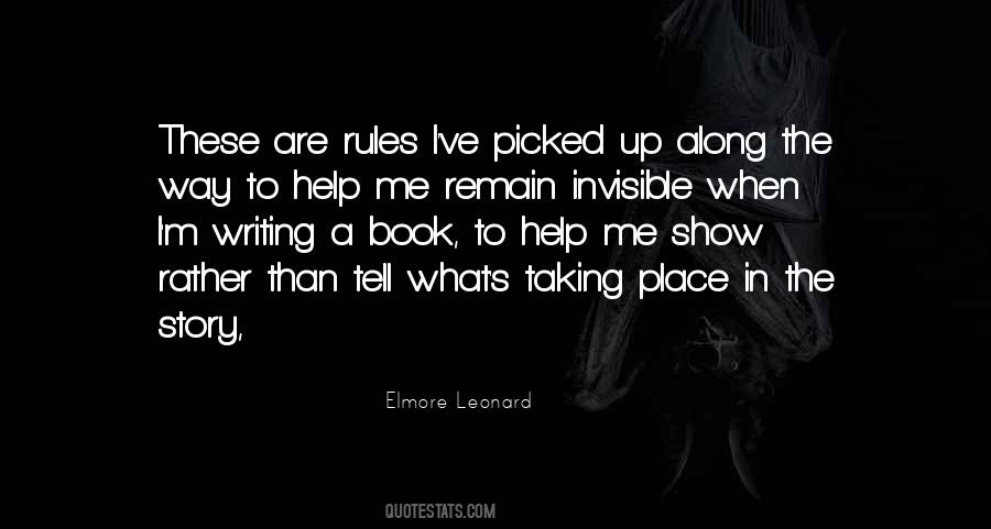 Elmore Leonard Quotes #1734417