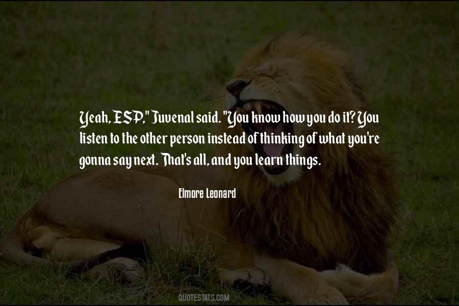 Elmore Leonard Quotes #244377