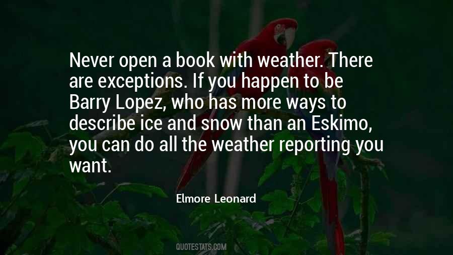 Elmore Leonard Quotes #58687