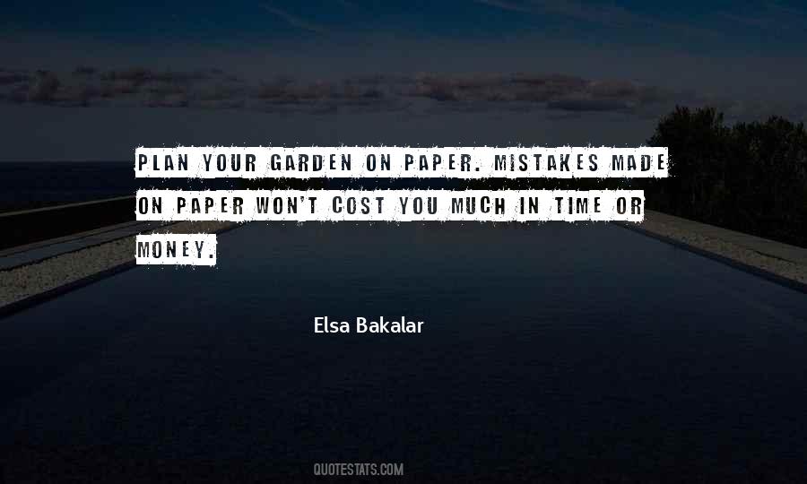 Elsa Bakalar Quotes #499287