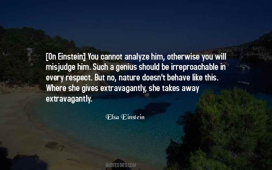 Elsa Einstein Quotes #692736