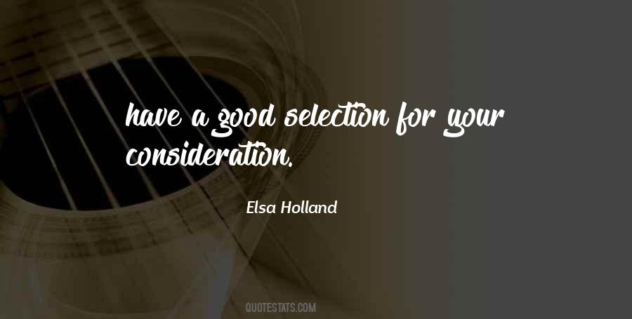 Elsa Holland Quotes #400143 Elsa Holland Quotes #400143