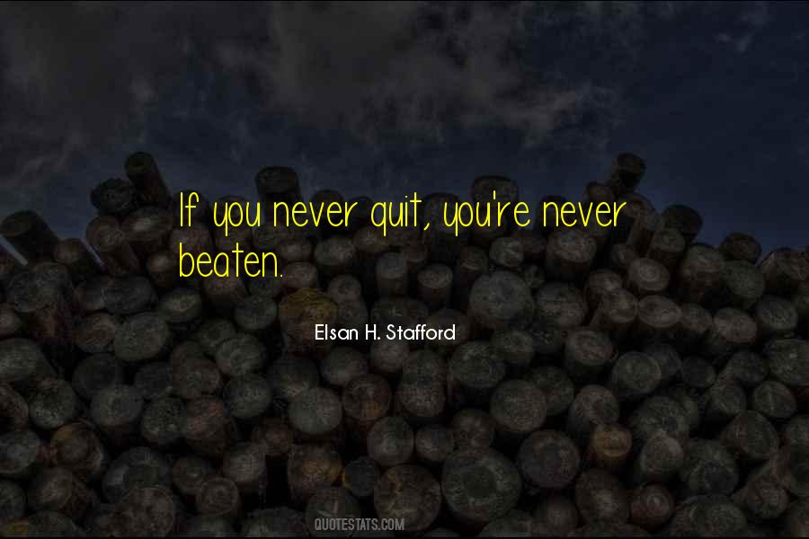 Elsan H. Stafford Quotes #878490