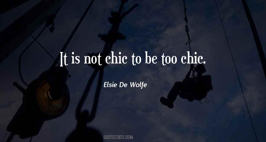 Elsie De Wolfe Quotes #1660001