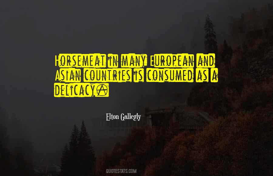 Elton Gallegly Quotes #1400504