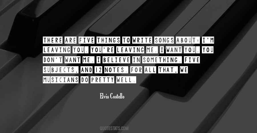 Elvis Costello Quotes #389363